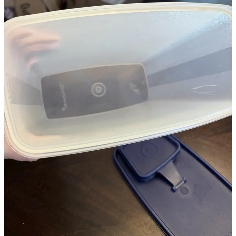 Tupperware Modular Mates Serial Keeper Blue 1588